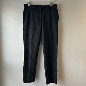 RH Atelier Women 6 Black Virgin Wool Tailored Dress Pants Restoration Hardware